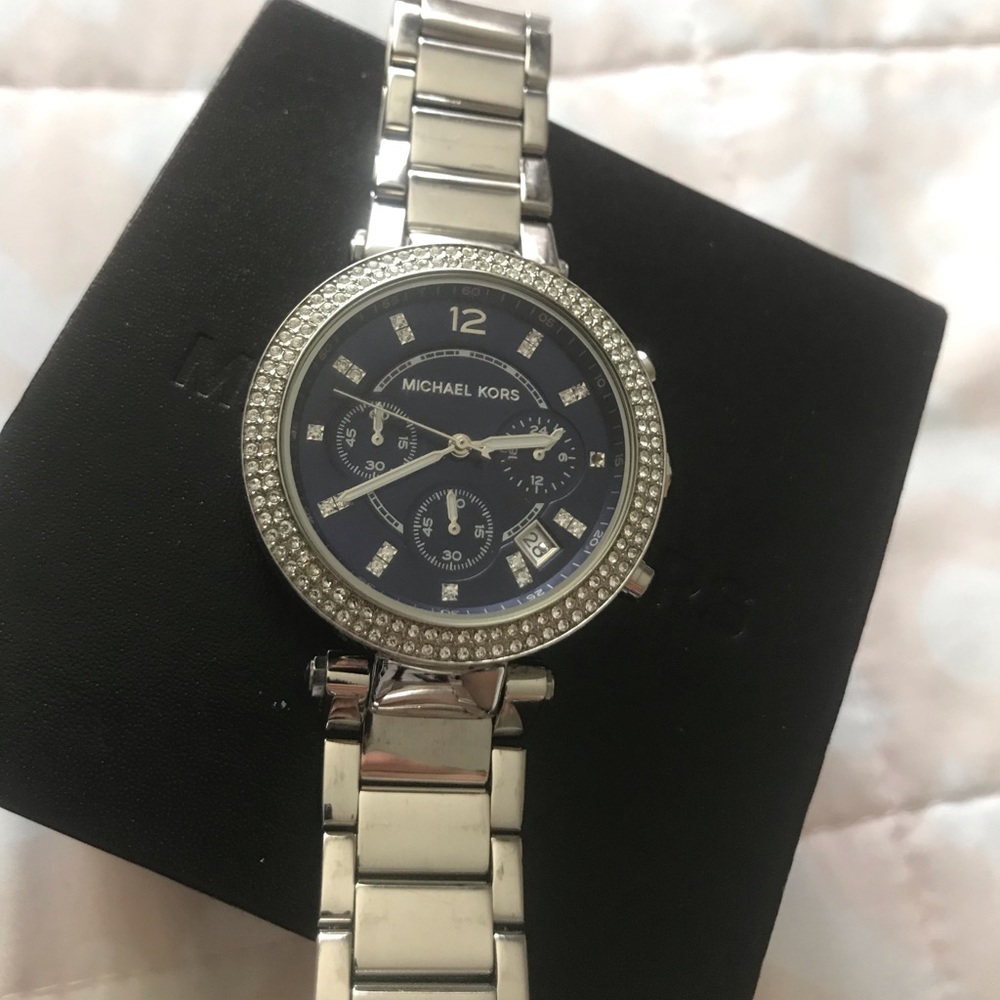 Michael kors womens watch, silver